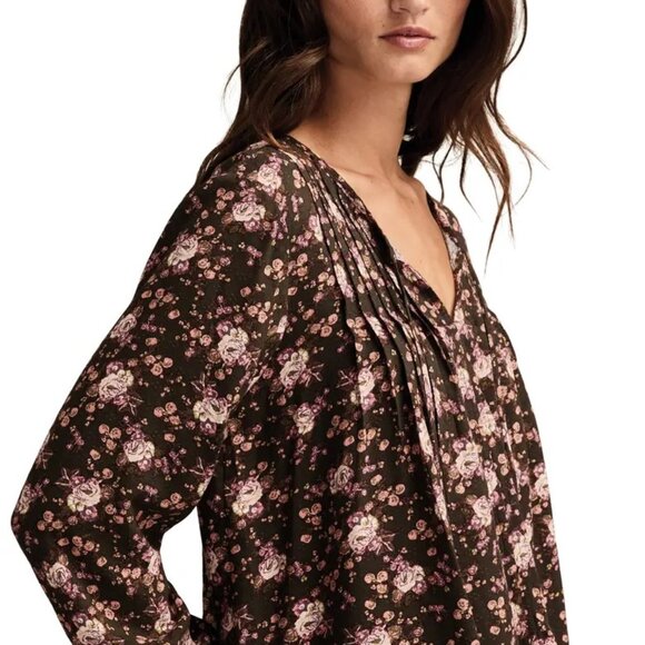 Buffalo David Bitton Tops - Vintage Buffalo Pintuck Floral Peasant Top